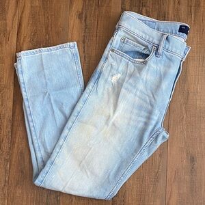 Hollister Light Wash Slim Straight Jeans